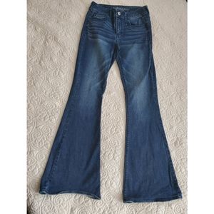 High Rise Artist Flare Jeans by American Eagle